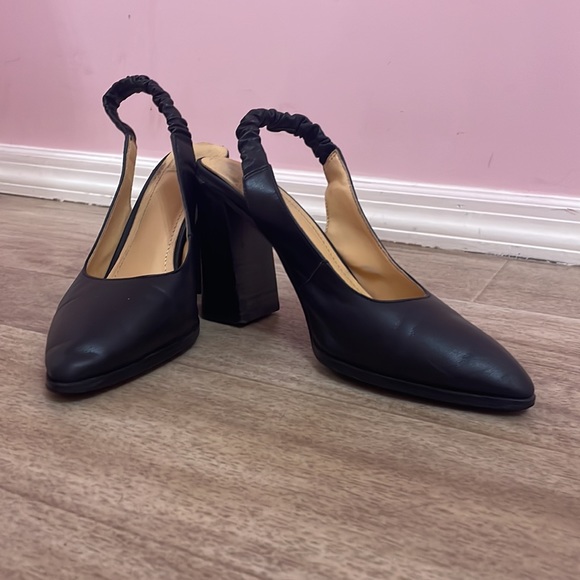 Slingback block heels